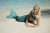 Zoey's Aussie Green Mermaid Tail (mit Monoflosse)