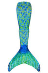 Zoey's Aussie Green Mermaid Tail (mit Monoflosse)