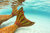 Destiny's Tropical Sunrise Mermaid Tail (mit Monoflosse)