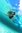 Mariana's Tidal Teal Mermaid Tail (mit Monoflosse)