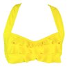 Bikini Top Sea Wave Yellow