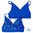 Arctic Blue Reversible Mermaid Bikini Top