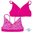 Malibu Pink Reversible Mermaid Bikini Top