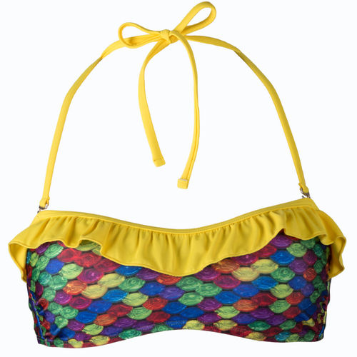 Rainbow Reef Bandeau Bikini Top Auslaufmodell