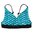 Tidal Teal Reversible Mermaid Bikini Top