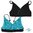 Tidal Teal Reversible Mermaid Bikini Top